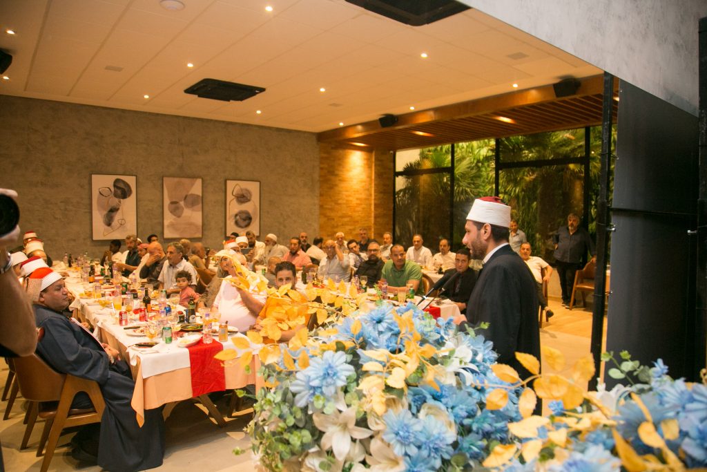 FAMBRAS promove Iftar em homenagem aos sheikhs enviados pelo Ministério do Awqaf do Egito